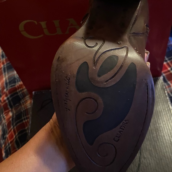 Gorgeus ♥️ CUADRA cowgirl boots embroided and 100% fine leather! Size 8.5 - Picture 8 of 10